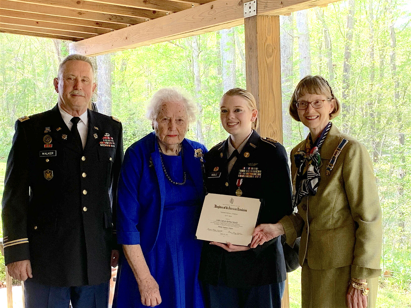 DAR National Defense JROTC Medal awarded to FPHS student